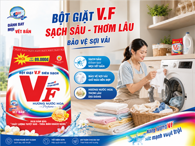 Bột Giặt VF Hương Nước Hoa – Giải Pháp Giặt Giũ Cho Gia Đình Hiện Đại